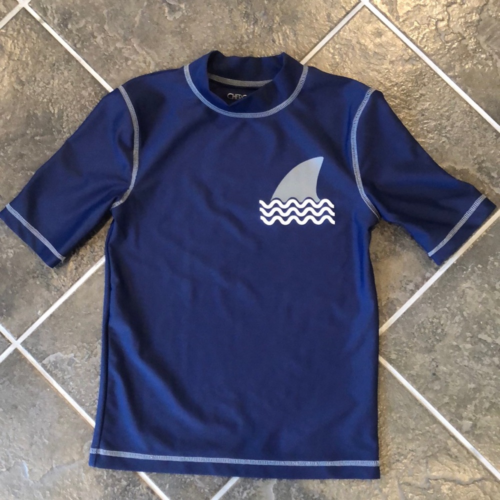 🚒 CHEROKEE Navy Whale Swim Shirt